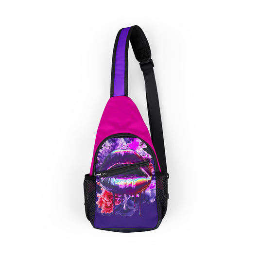 Chest Bag – Purple Haze Lips