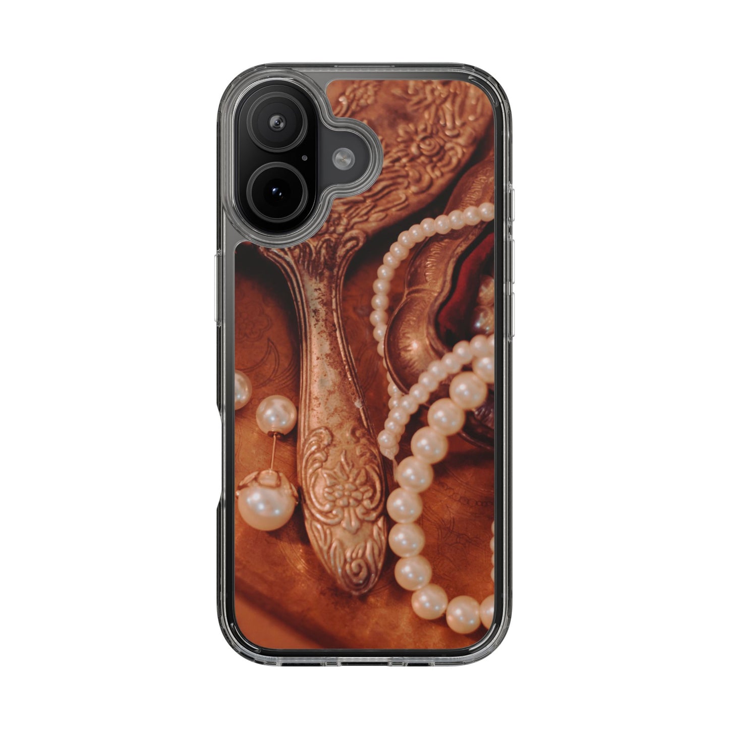 Clear Phone Case – Bronze Vanity