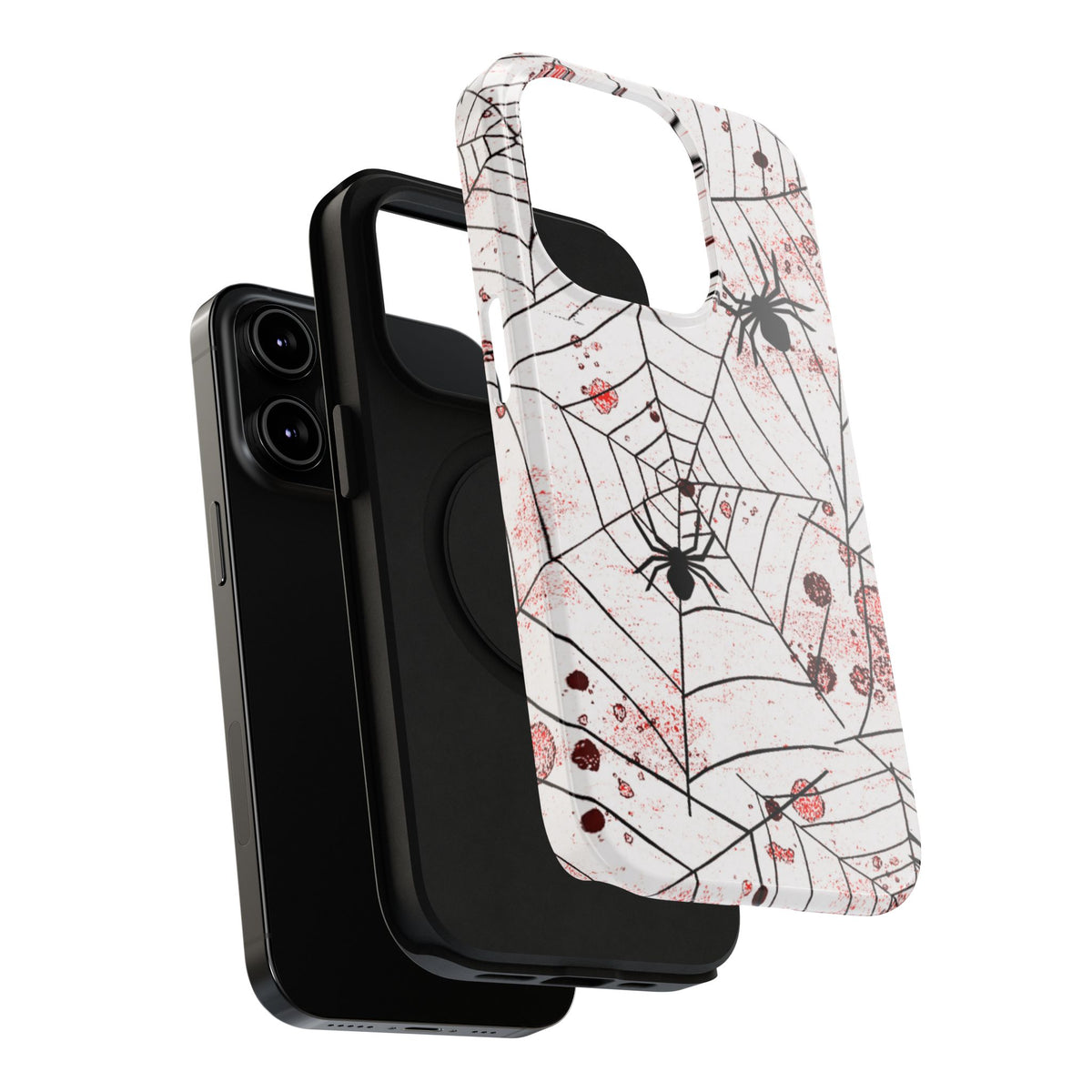 Impact-Resistant Phone Case – Blood Web