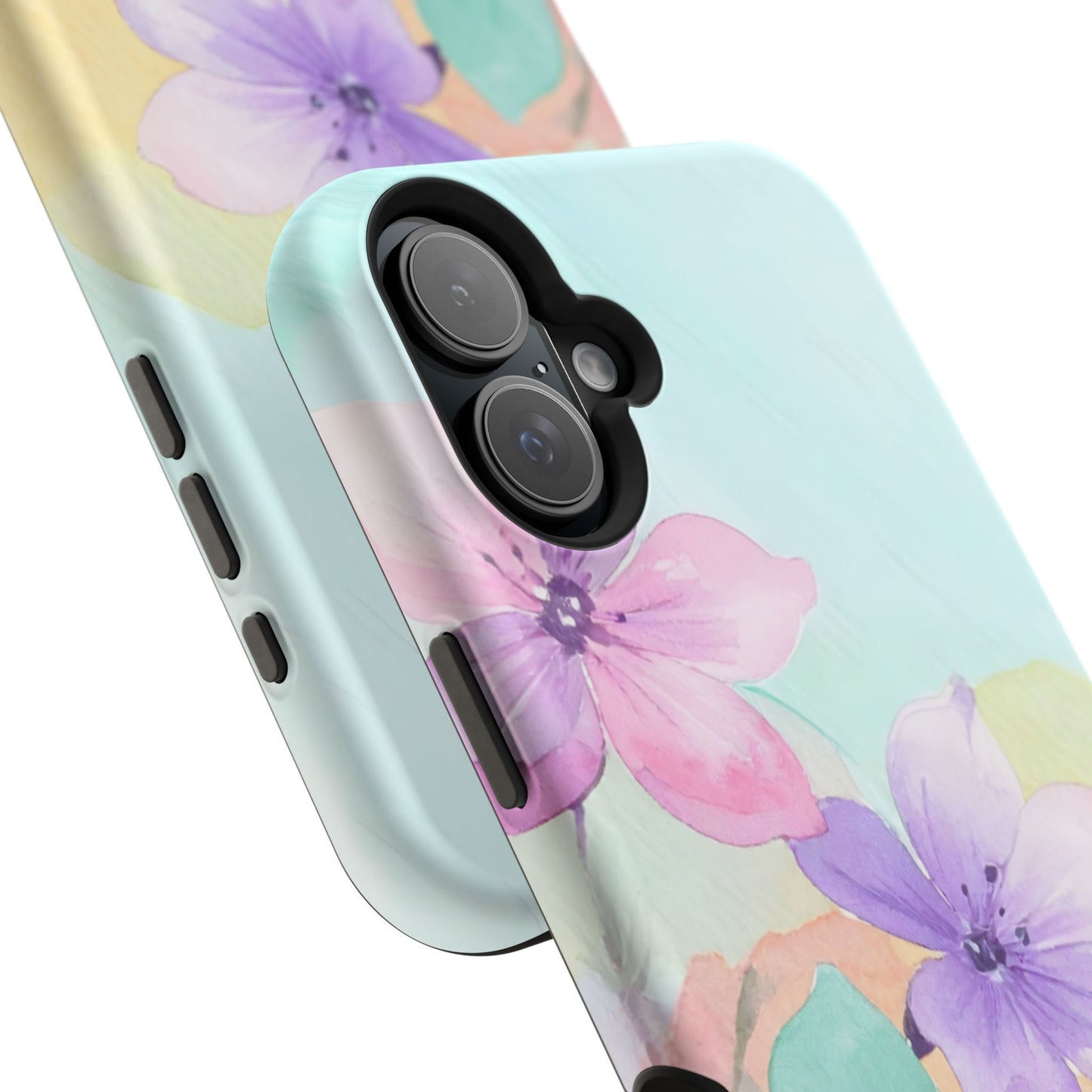 Impact-Resistant Phone Case – Water Petal