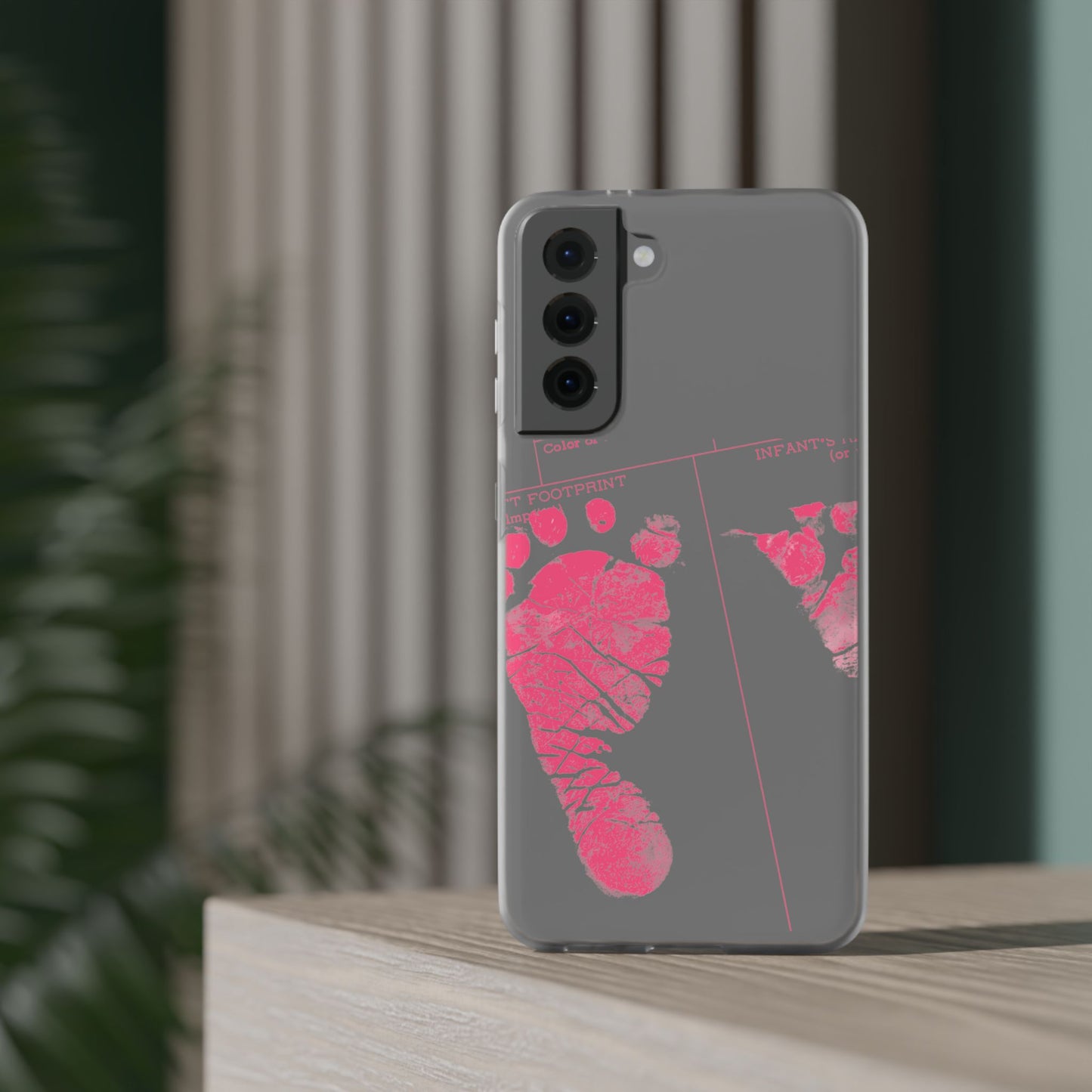 Flexi Case – Mom’s Little Pink Footprints