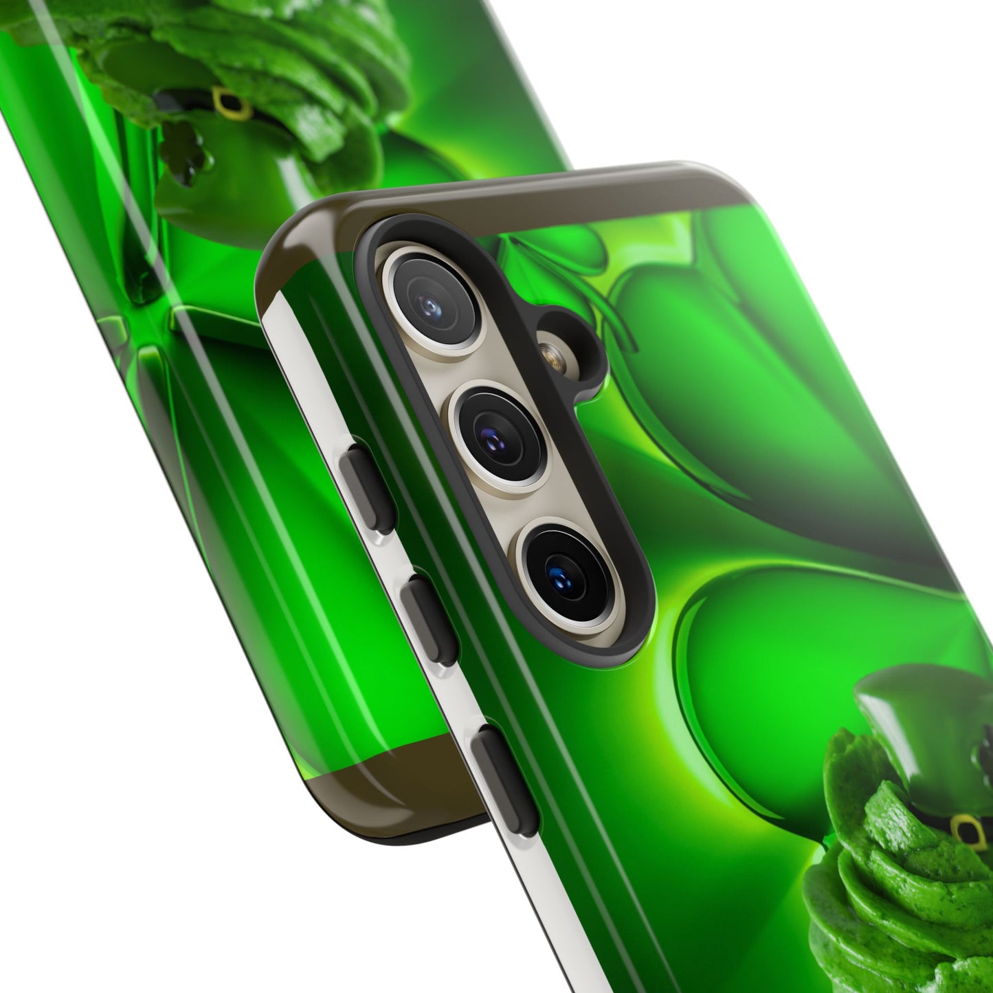 Protective Phone Case – Lucky Clover Cupcake St. Patrick’s Day Design