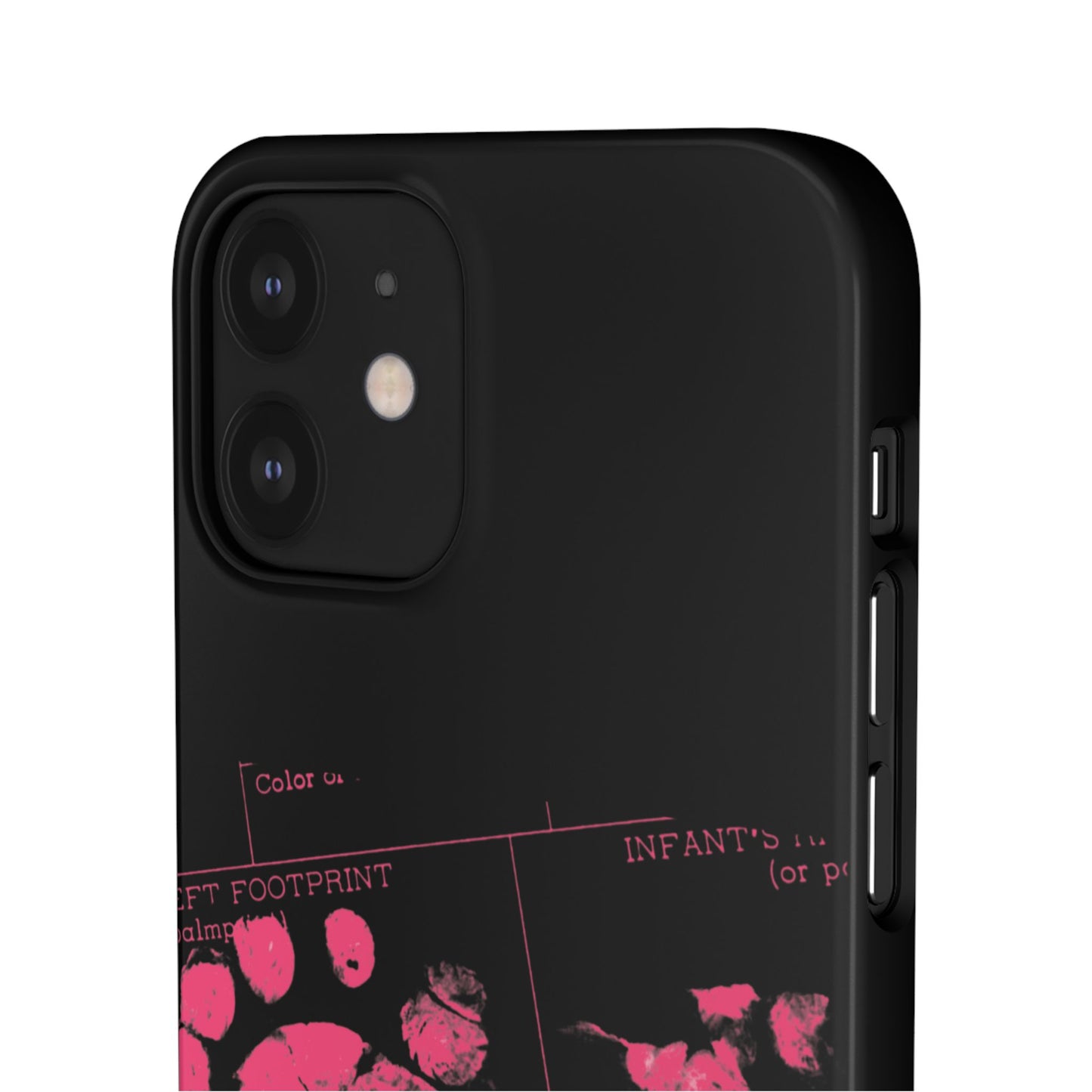 Snap Phone Case – Mom’s Little Pink Footprints