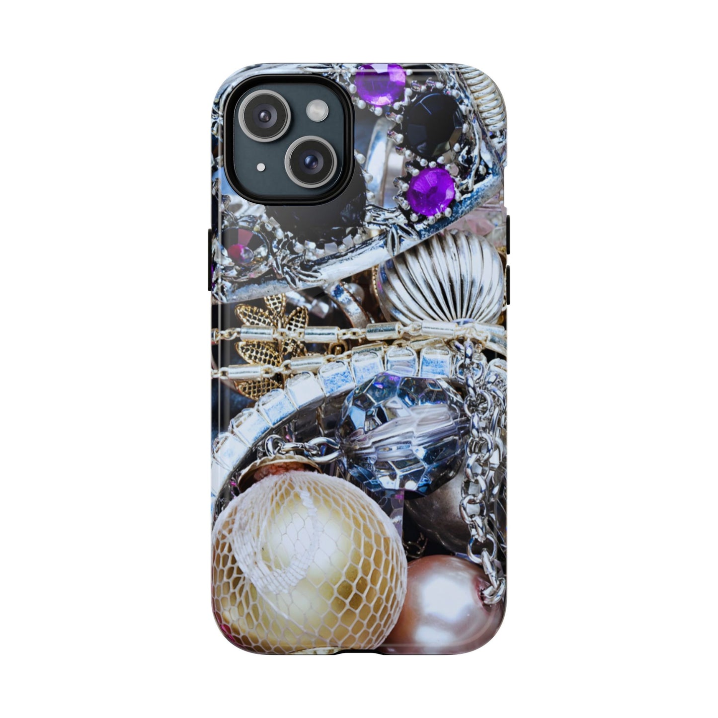 Protective Magnetic Phone Case – Chrome Jewel