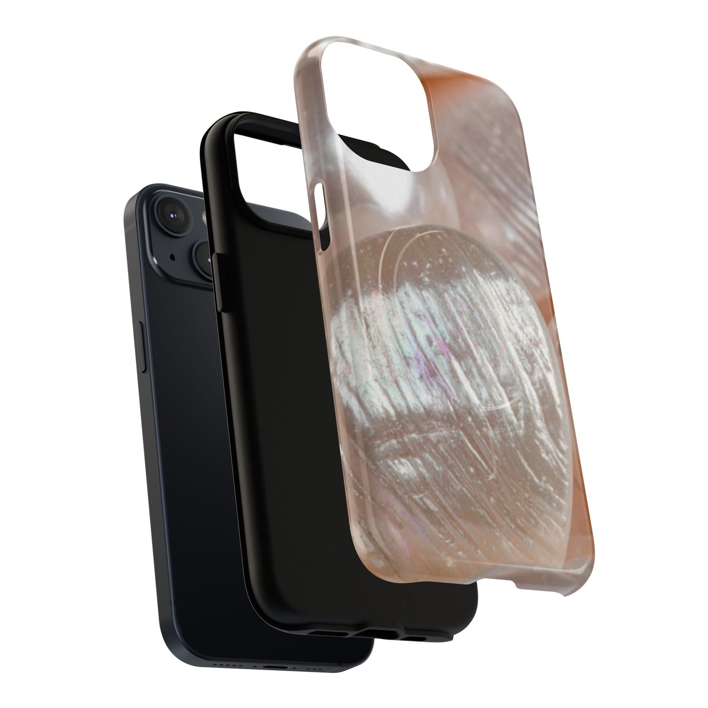 Protective Magnetic Phone Case – Blush Pearl