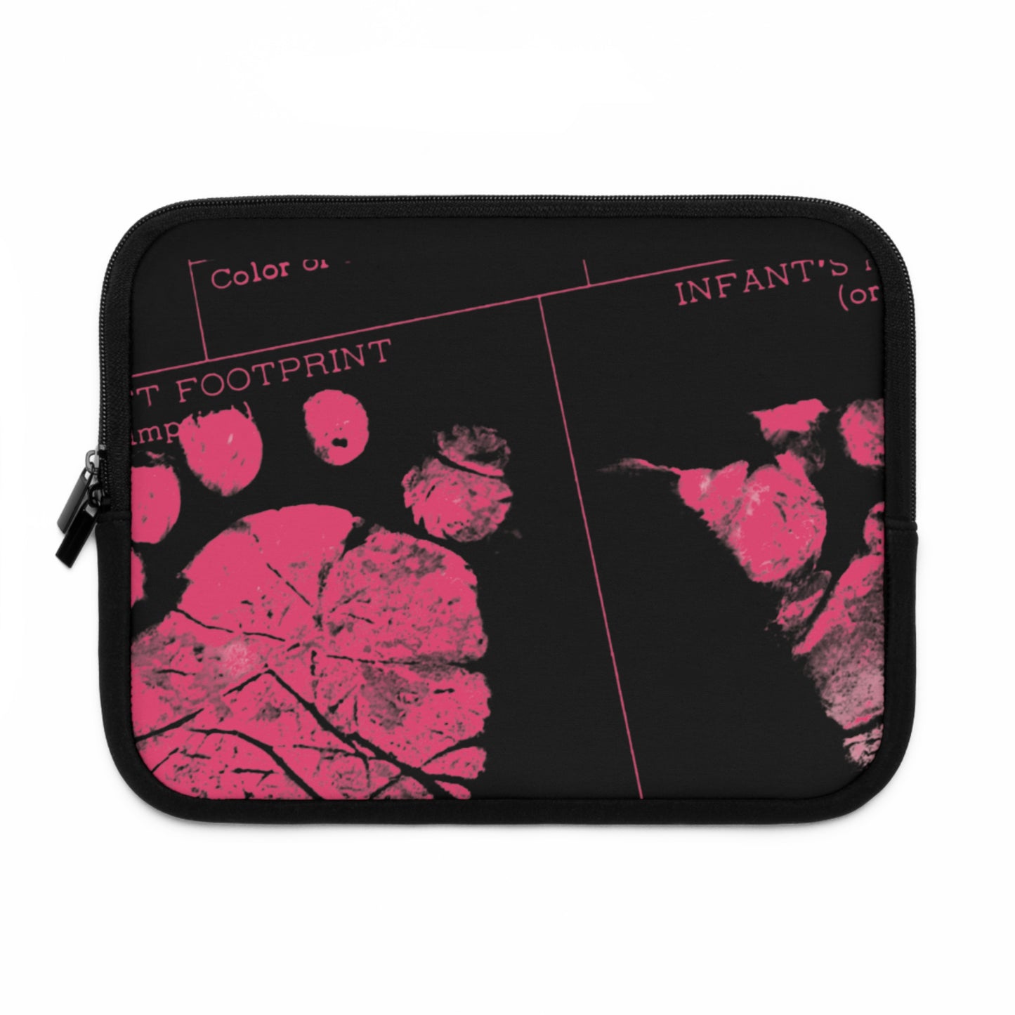 Laptop Sleeve – Mom’s Little Pink Footprints