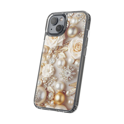 Clear Phone Case – Ivory Opulence