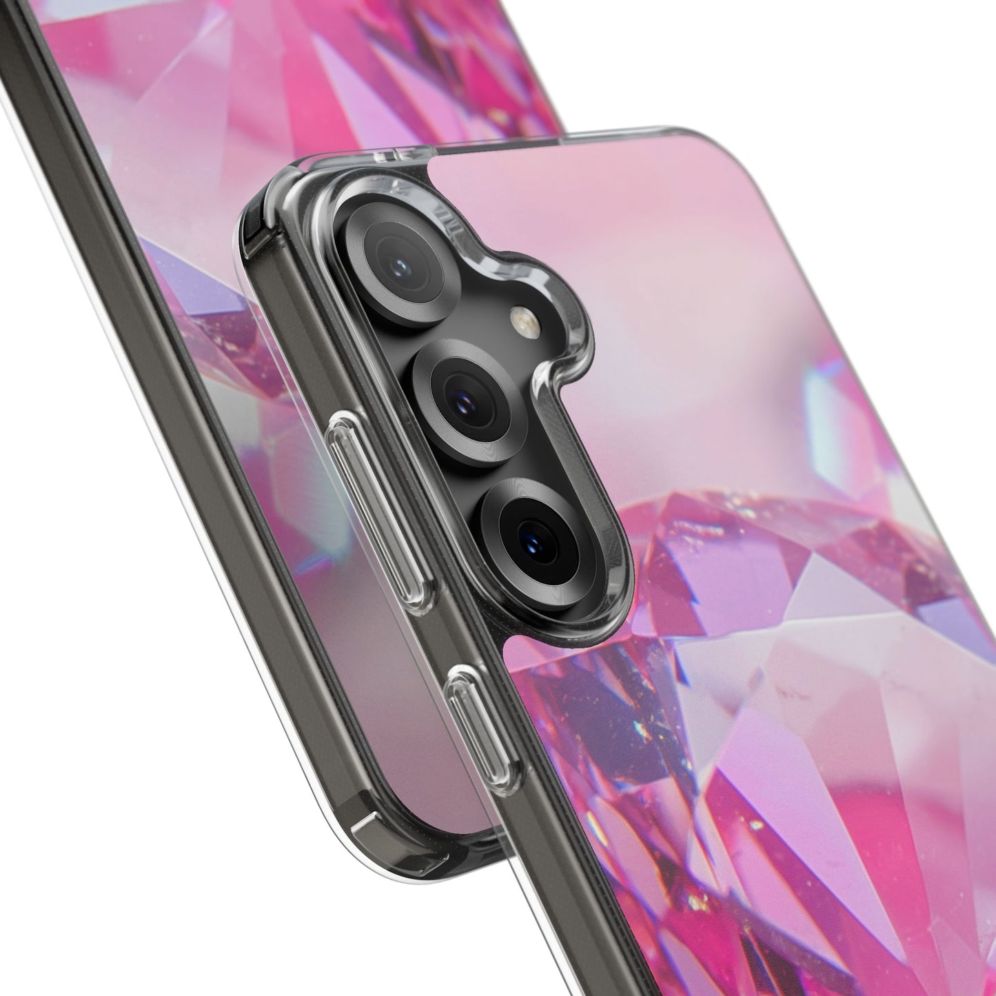 Clear Phone Case – Pink Ice