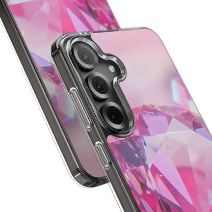 Clear Phone Case – Pink Ice