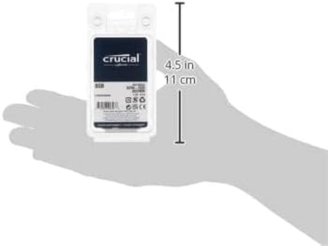 8GB DDR4 2666 Mt/S (PC4-21300) SODIMM 260-Pin Memory - CT8G4SFRA266