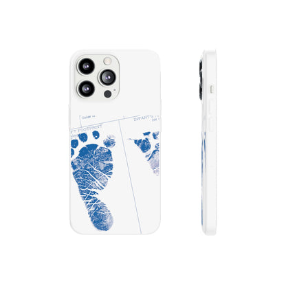 Flexi Case – Mom’s Little Blue Footprints