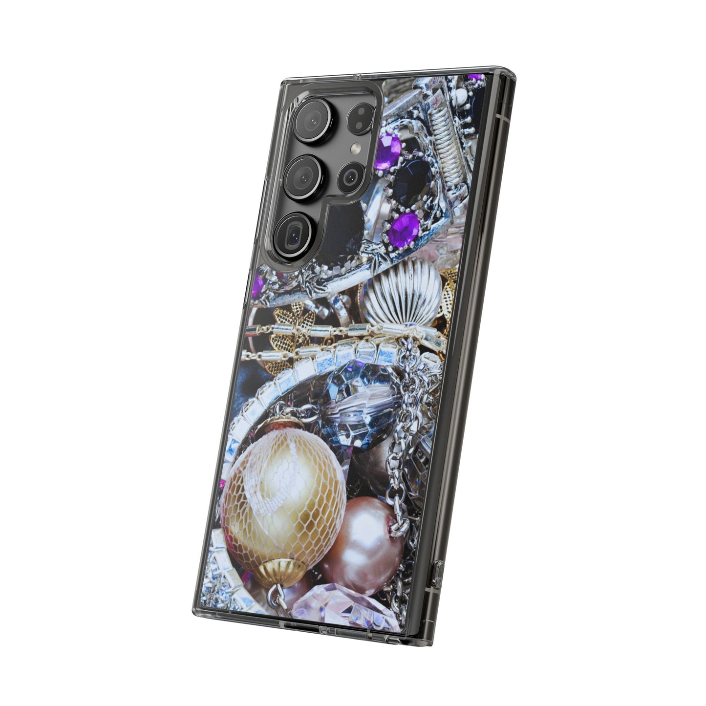 Clear Phone Case – Chrome Jewel