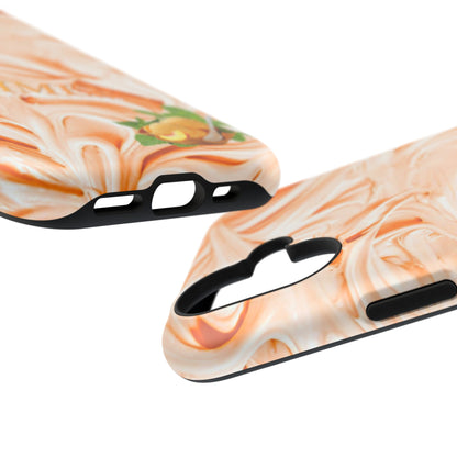 Impact-Resistant Phone Case – Peach Sorbet