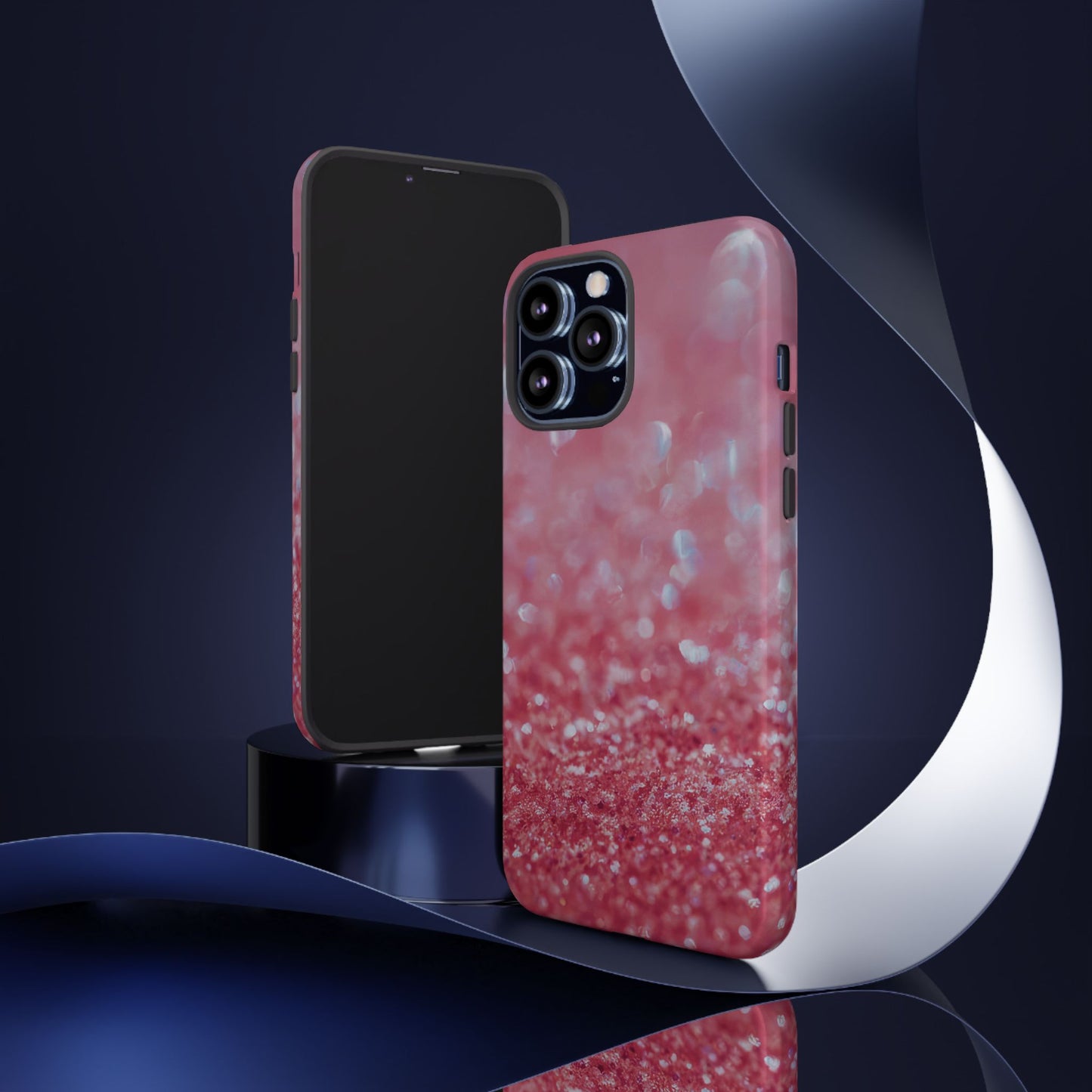 Protective Phone Case – Rosé Sparkle