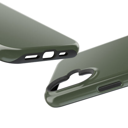 Impact-Resistant Phone Case — Military Green Protective Shockproof Cover