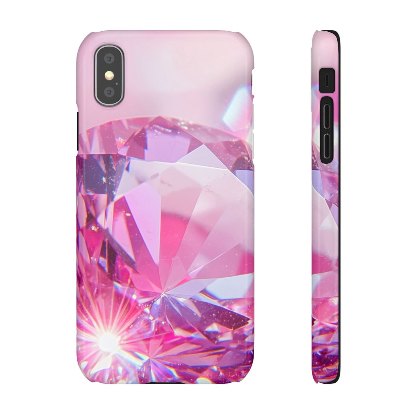 Snap Phone Case – Pink Ice