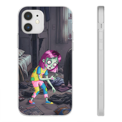 Zombie Girl Phone Case — Cute Creepy Cartoon Phone Cover