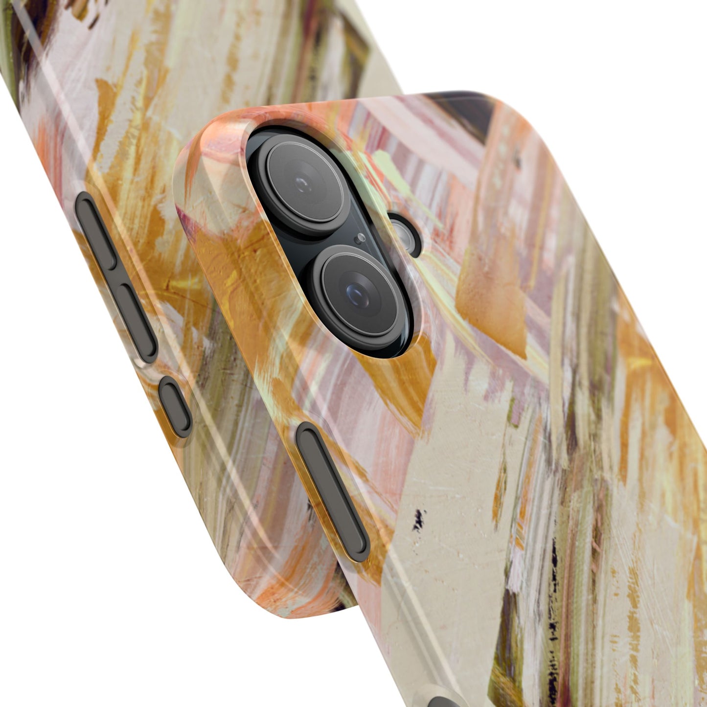 Slim Phone Case – Brush & Bronze