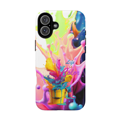 Color Splash Phone Case — “Life in Color” Protective Tough Case