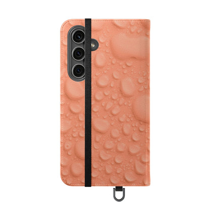 Flip Case - Apricot Rain