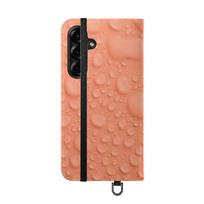 Flip Case - Apricot Rain