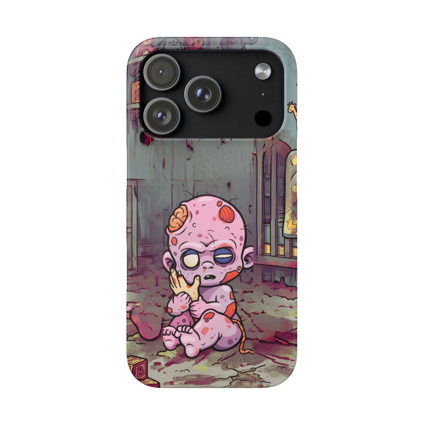 Phone Case — Creepy Cute Zombie Baby Nursery Design