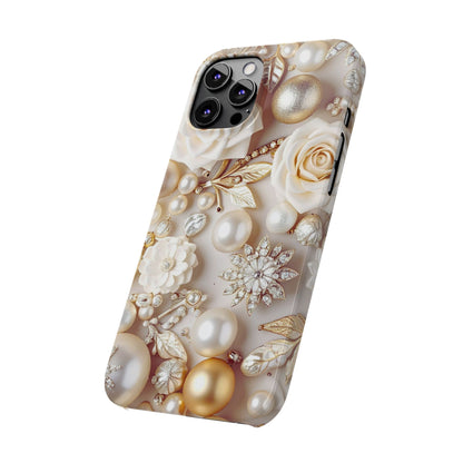 Slim Phone Case – Ivory Opulence