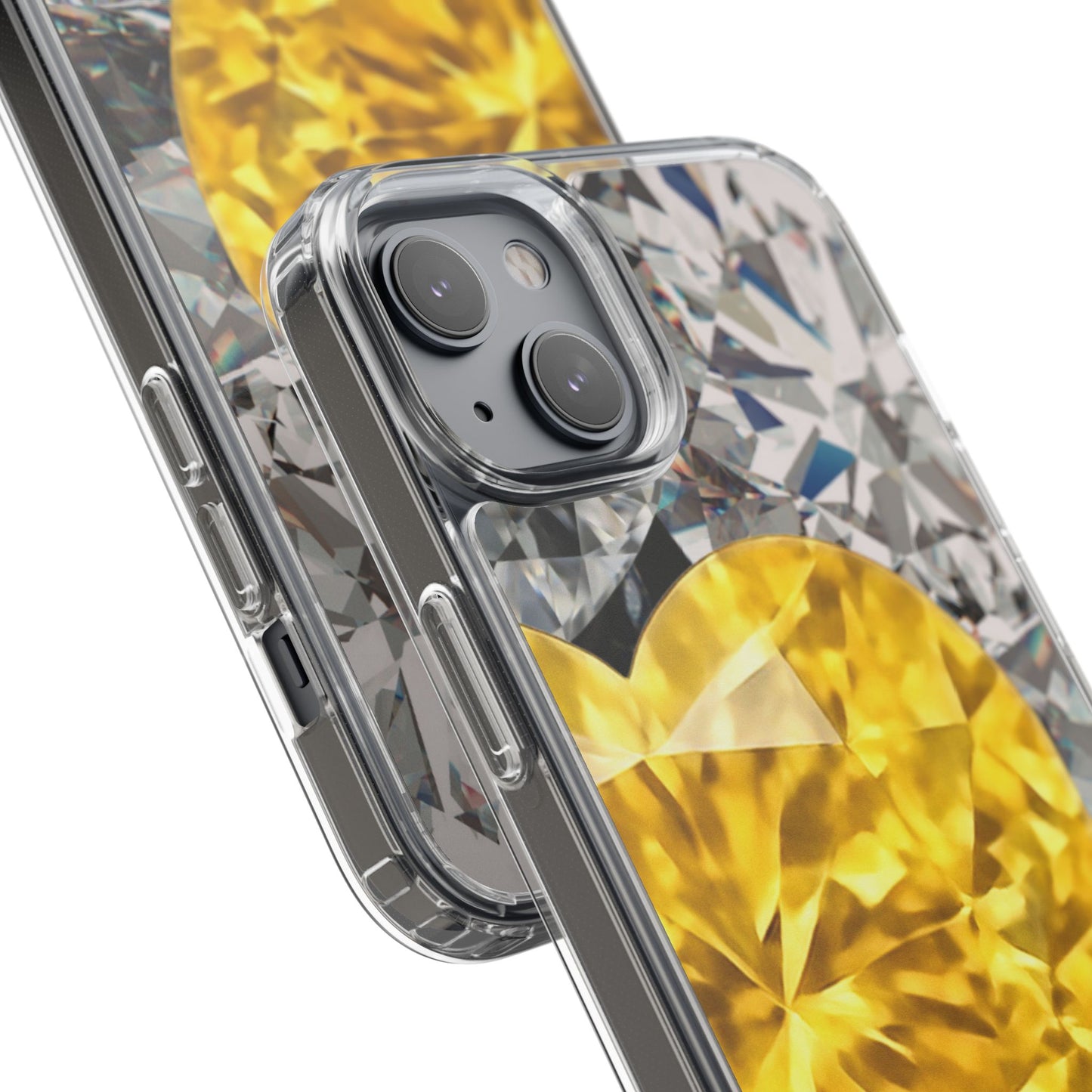Clear Phone Case – Heart of Gold