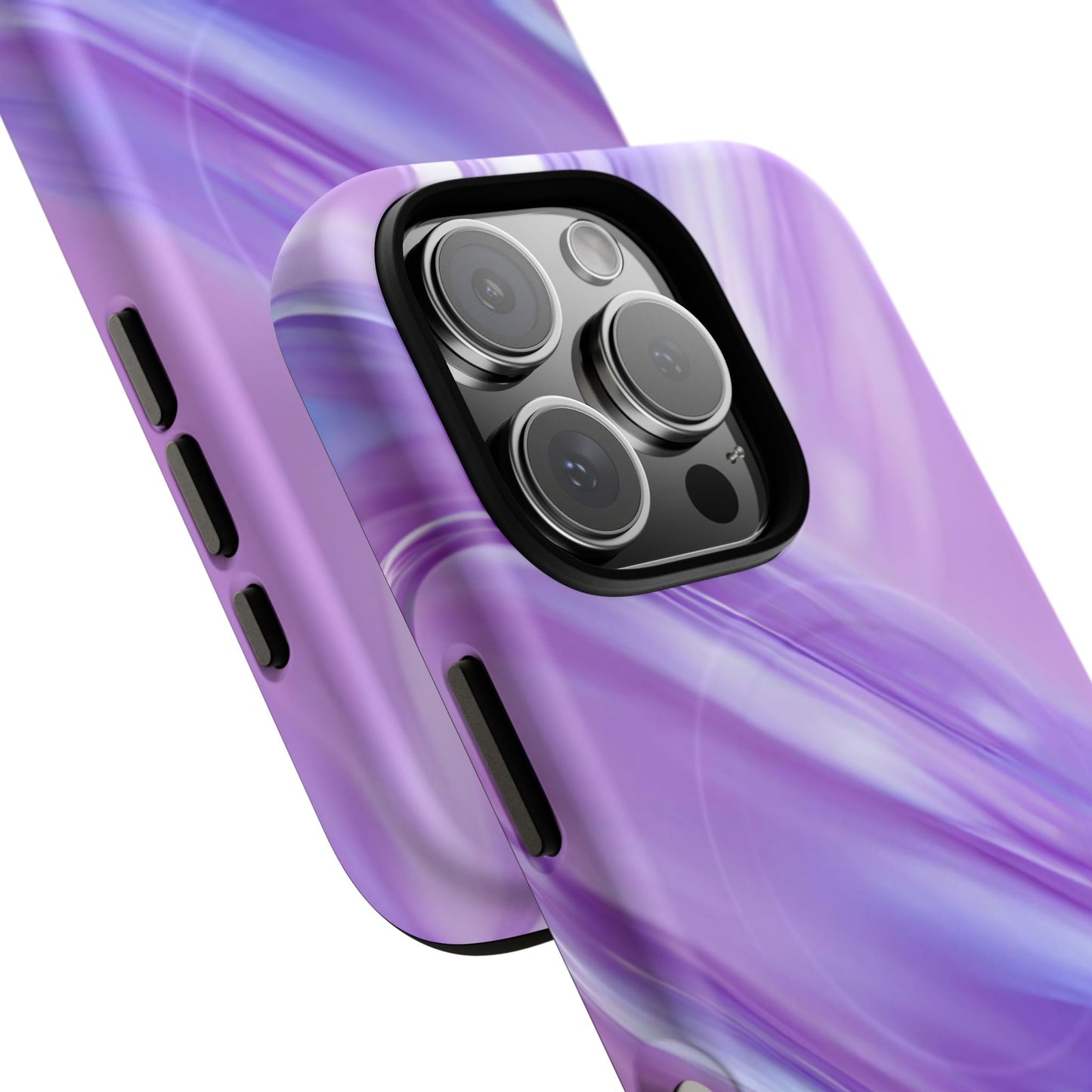 Protective Magnetic Phone Case – Lavender Wave