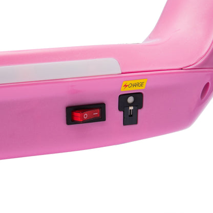 Kids Electric Scooter - 5.59-6.84 MPH, LED Lights, Rear Brake, Kickstand, Ages 6+