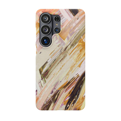 Snap Phone Case – Brush & Bronze