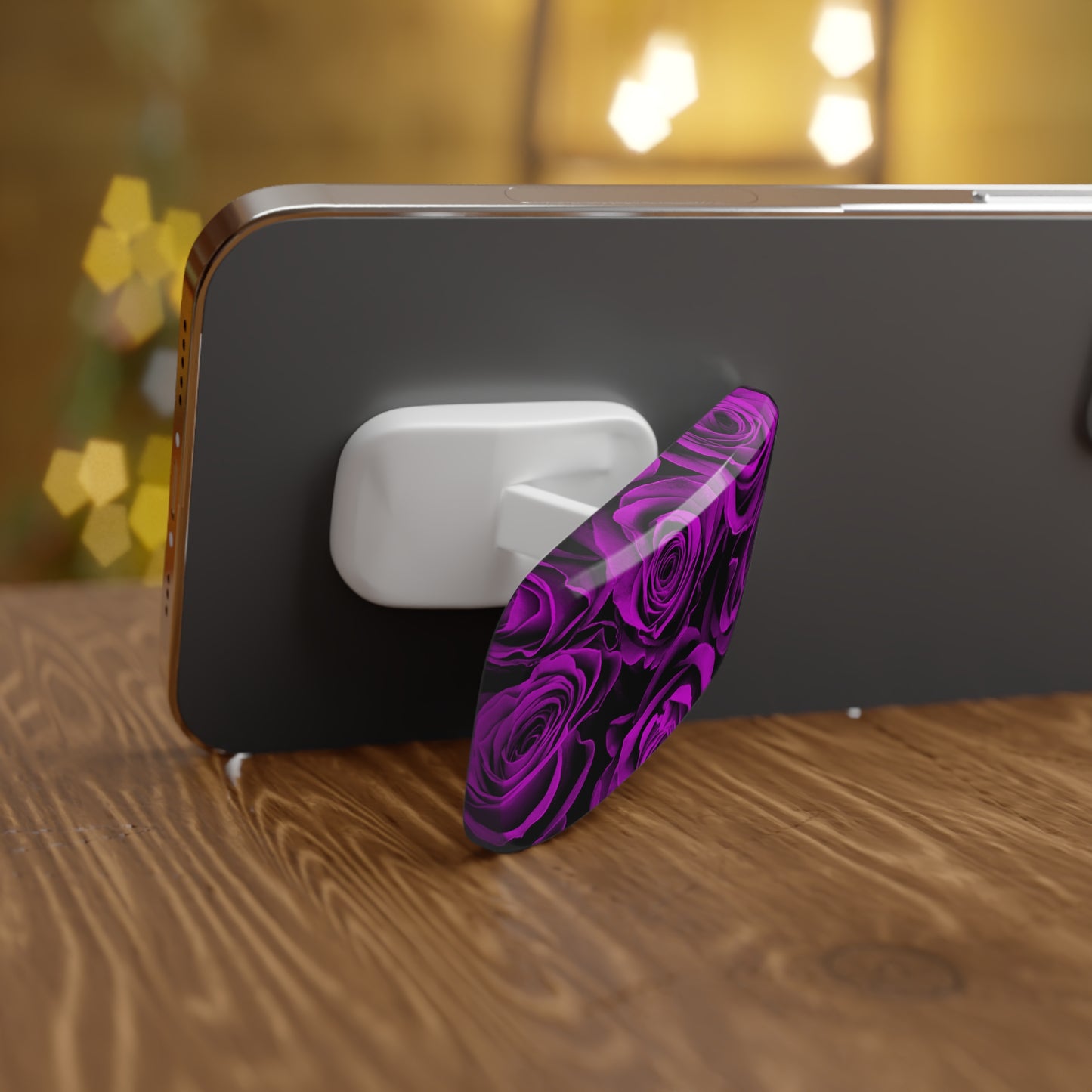Phone Grip – Amethyst Roses