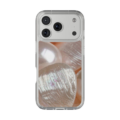 Clear Phone Case – Blush Pearl