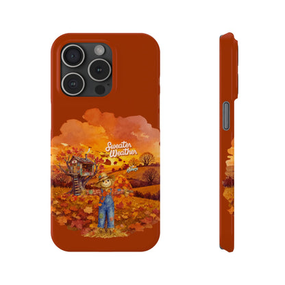 Slim Phone Case – Sweater Weather – Compatible with iPhone 11–17 Series