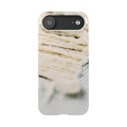 Slim Phone Case – Woven Warmth