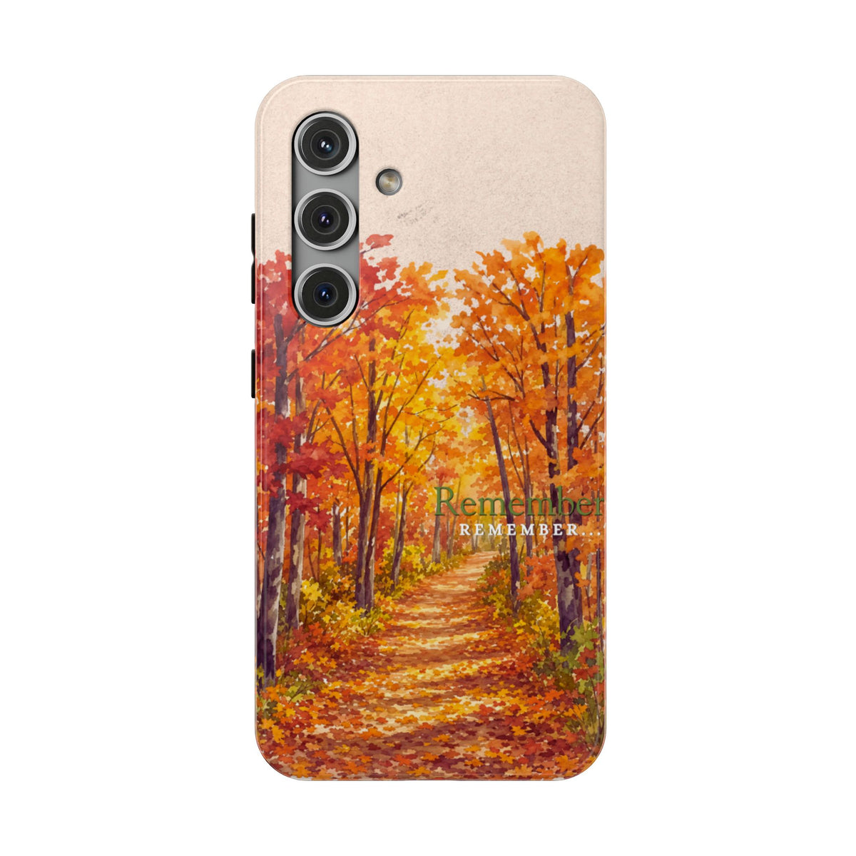 Impact-Resistant Phone Case – Autumn Remembered – Compatible with iPhone 11–17 & Samsung Galaxy S22–S26 Series