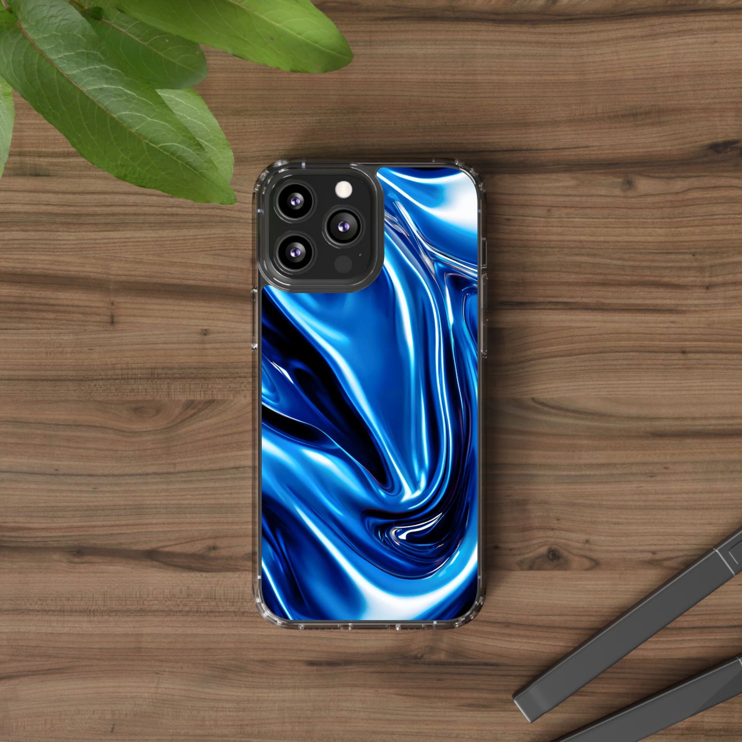 Clear Phone Case – Midnight Surge