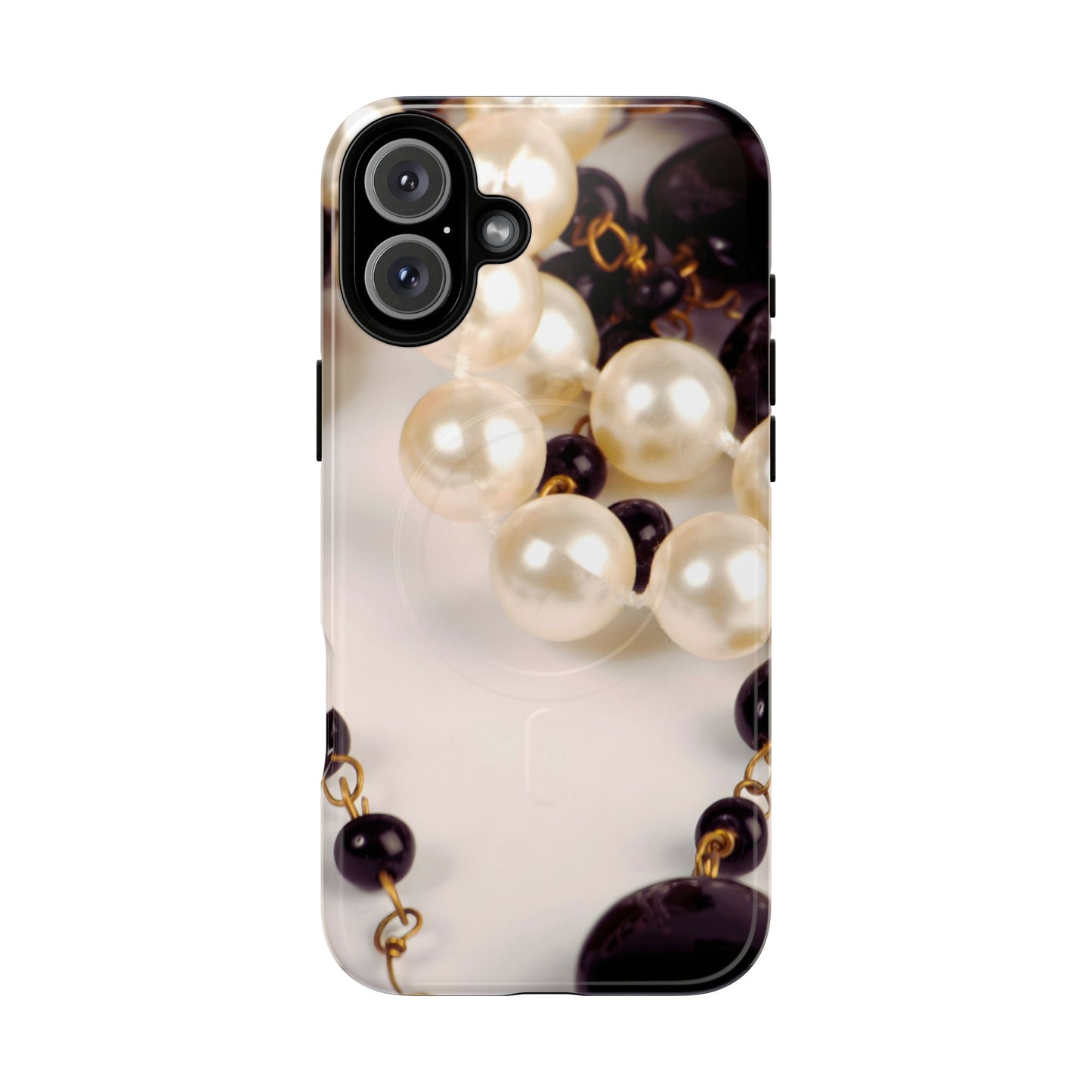 Protective Magnetic Phone Case – Noir Pearl