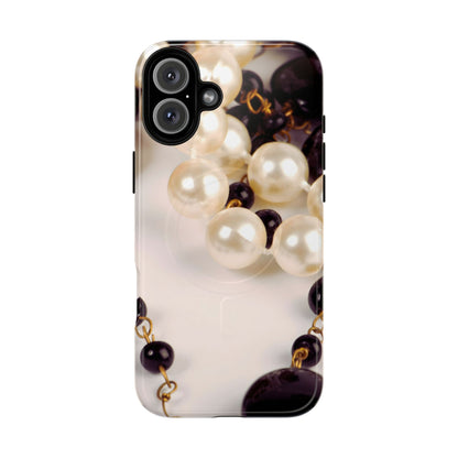 Protective Magnetic Phone Case – Noir Pearl