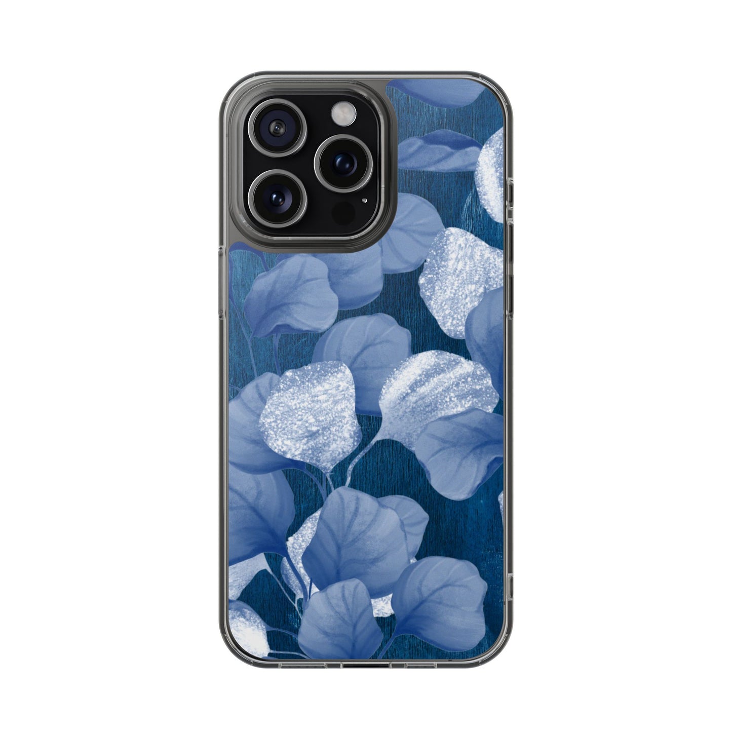 Clear Magnetic Phone Case – October Blues