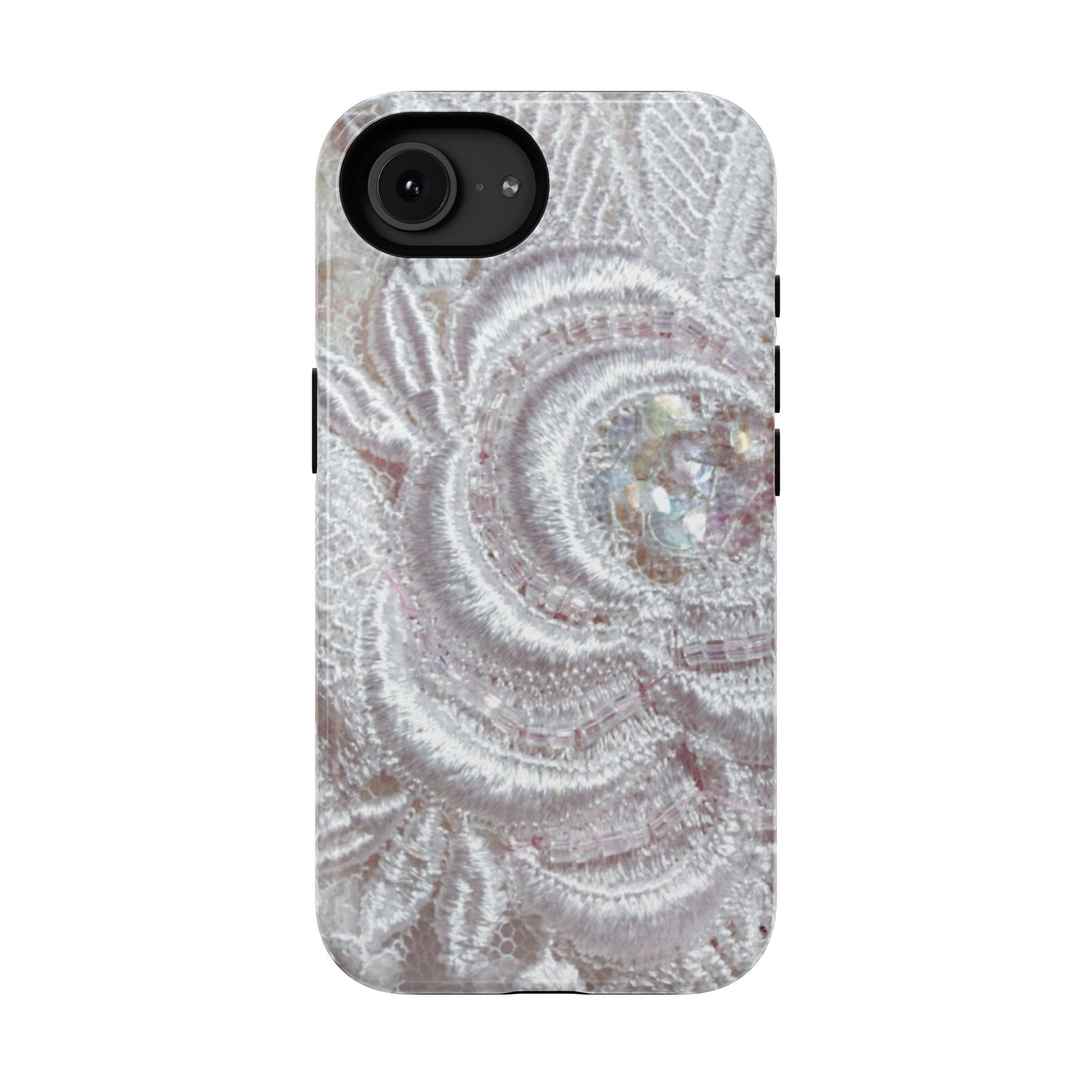 Impact-Resistant Phone Case – Lace Veil