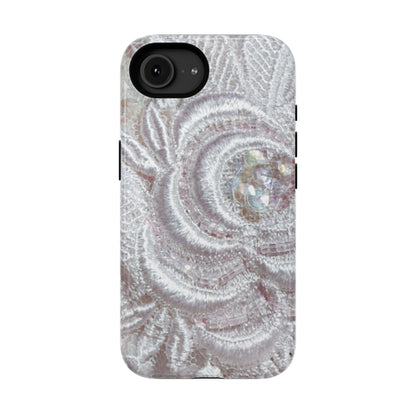 Impact-Resistant Phone Case – Lace Veil
