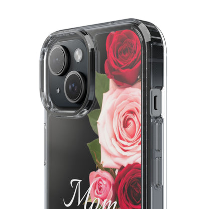 Clear Phone Case – Mom’s Rose Bouquet