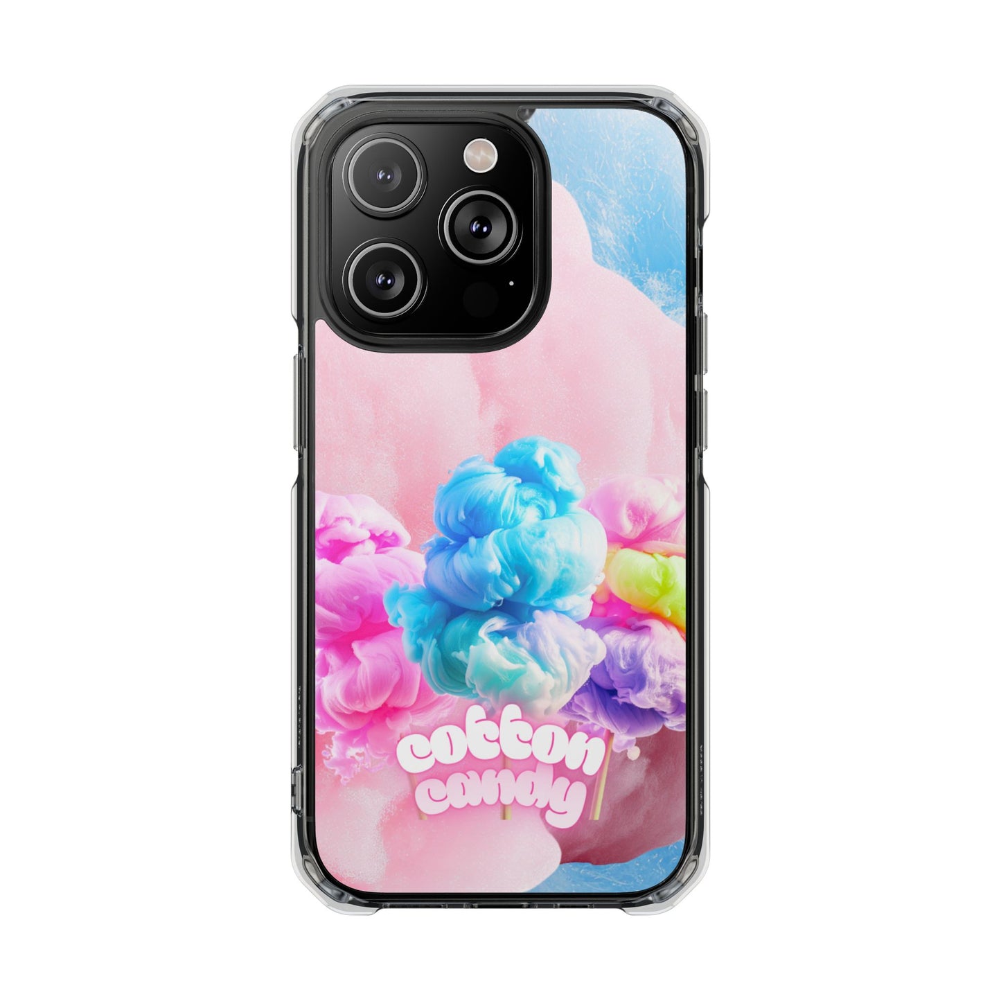 Clear Magnetic Phone Case – Cotton Candy Dream