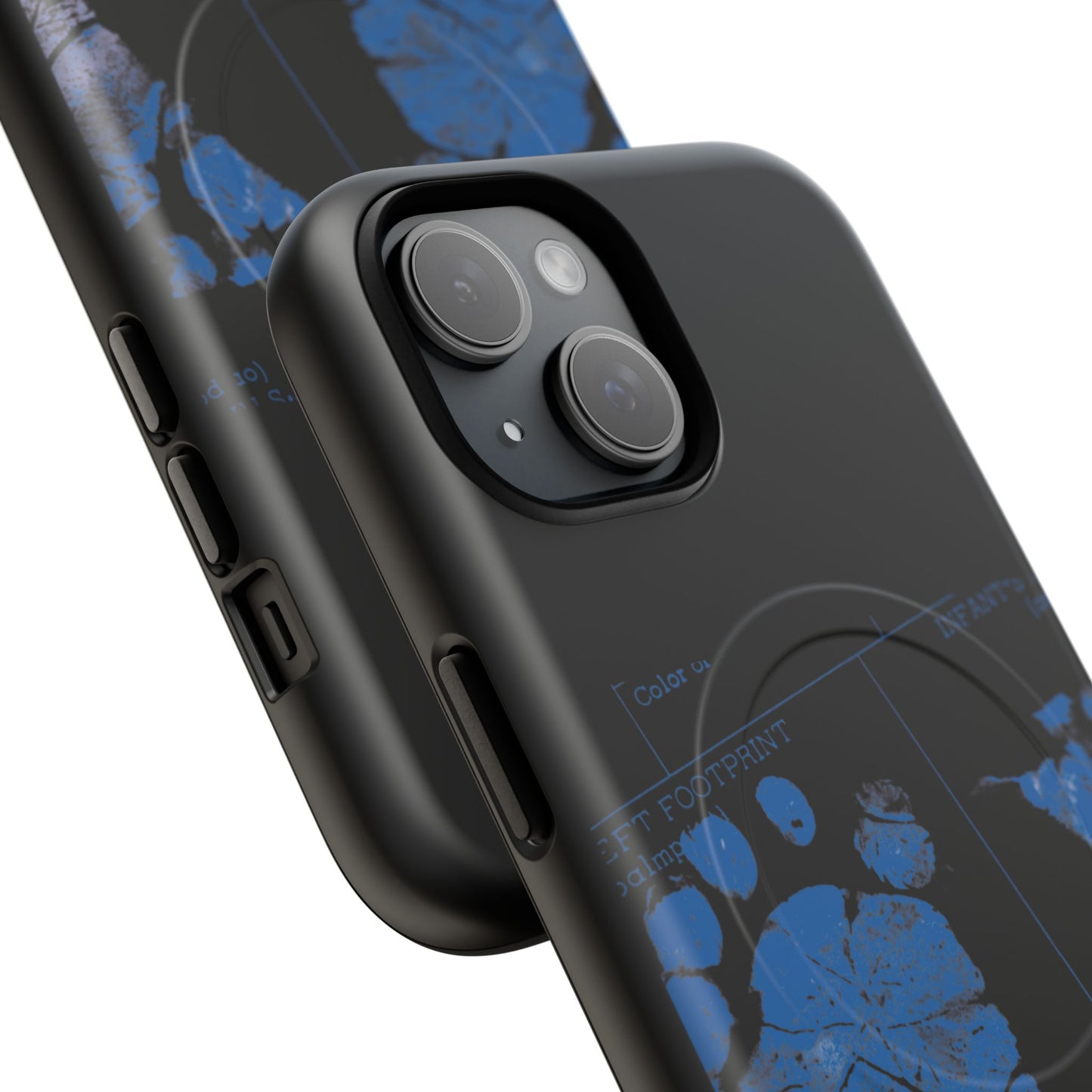 Protective Magnetic Phone Case – Mom’s Little Blue Footprints