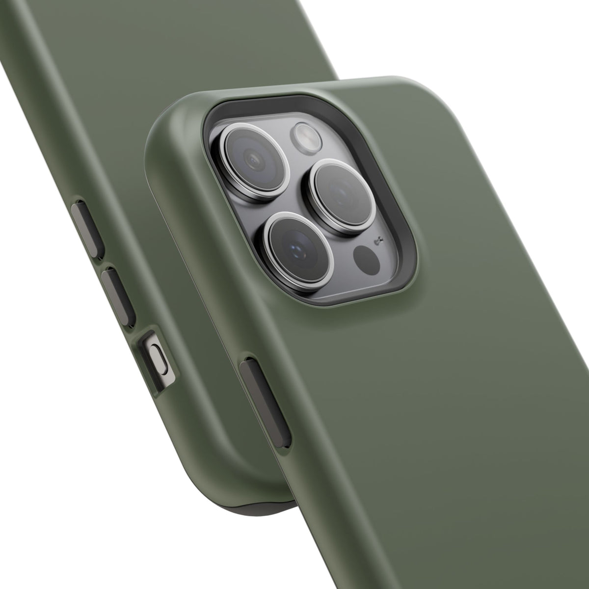 Wireless-Charging Compatible Case – Cabin Green – Compatible with iPhone 13–17 & Samsung Galaxy S25–S26 Series