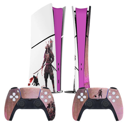 Console Skin Kit – Fallen Honor – Compatible with PlayStation 5 Slim Digital Edition