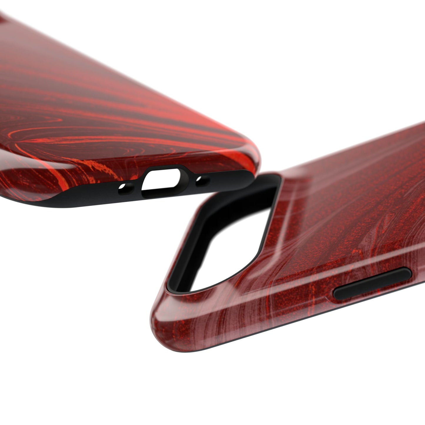 Impact-Resistant Phone Case — Crimson Current