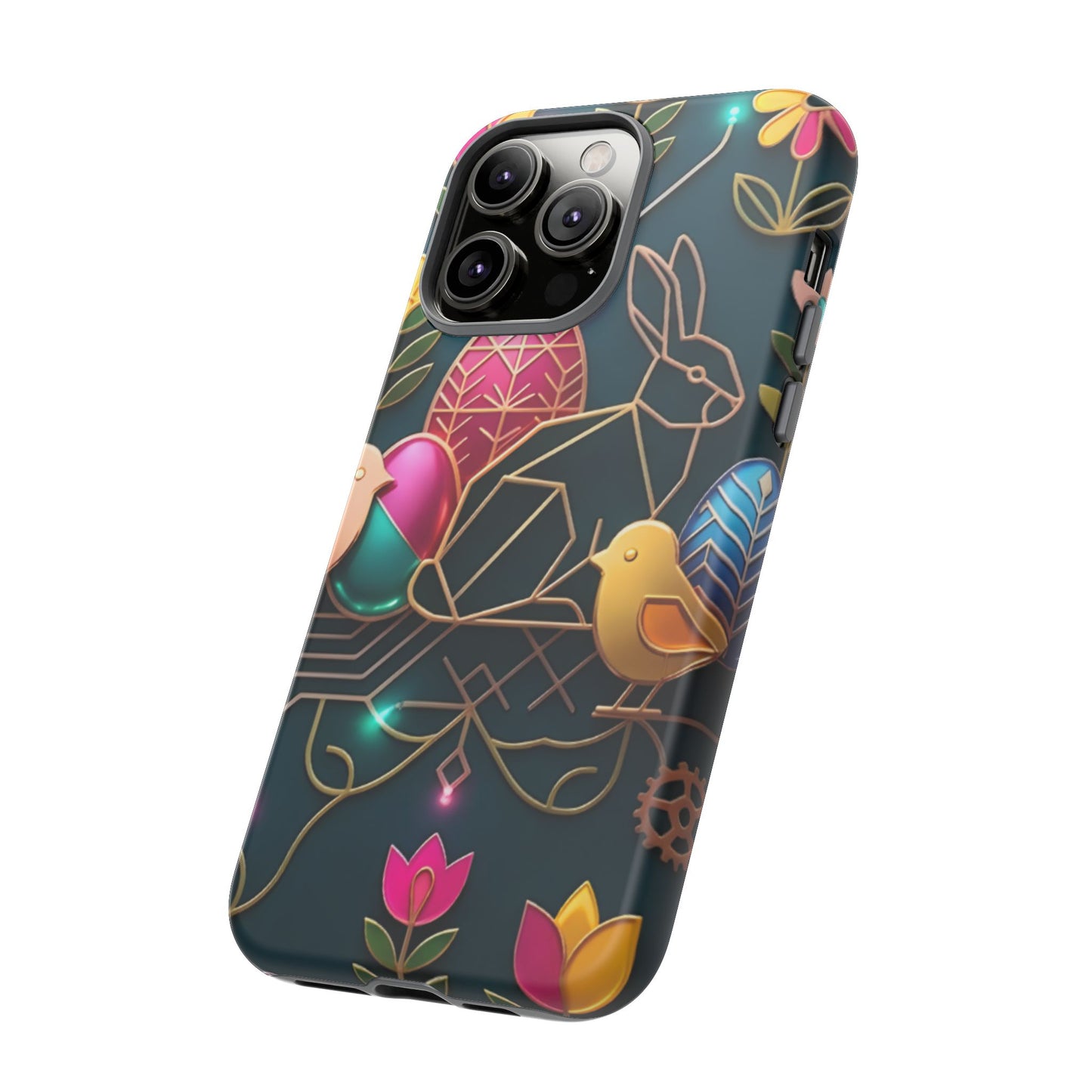 Protective Phone Case – Jeweled Garden