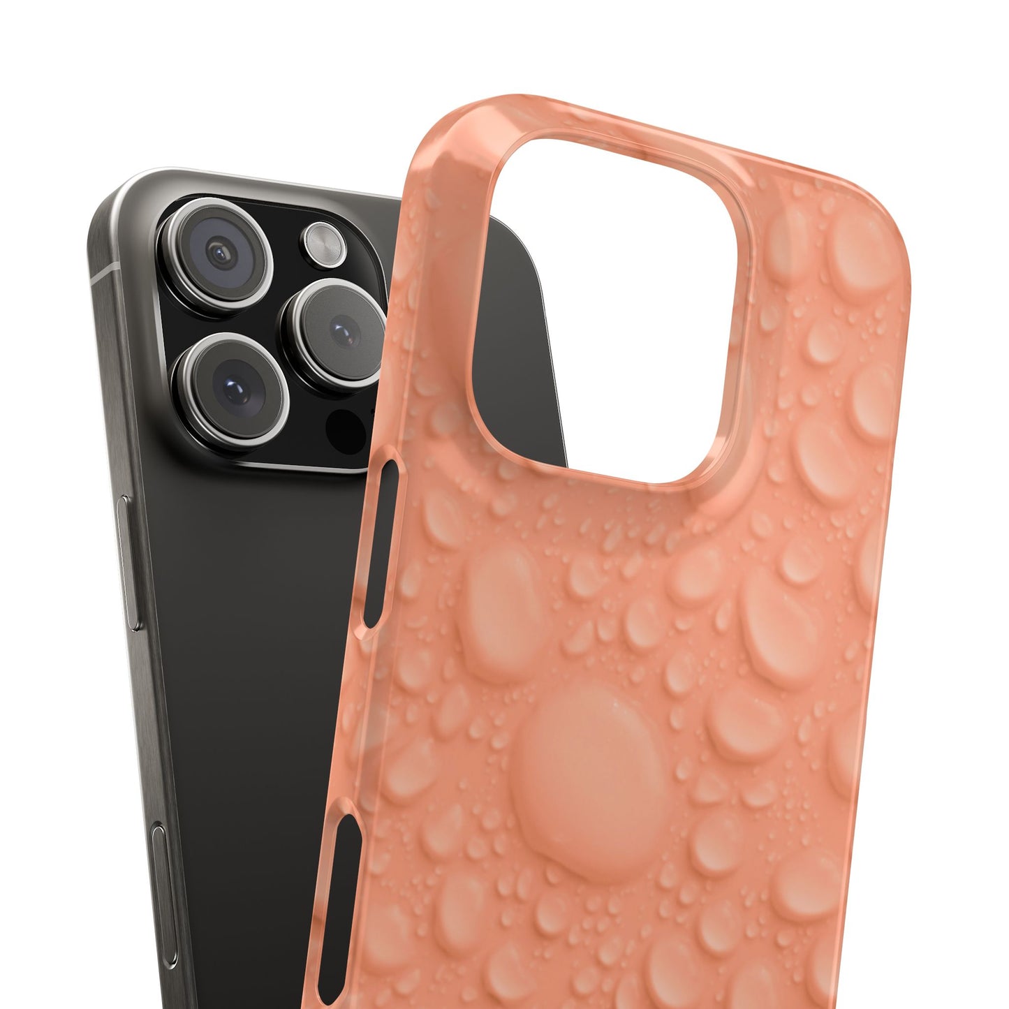 Snap Phone Case – Apricot Rain